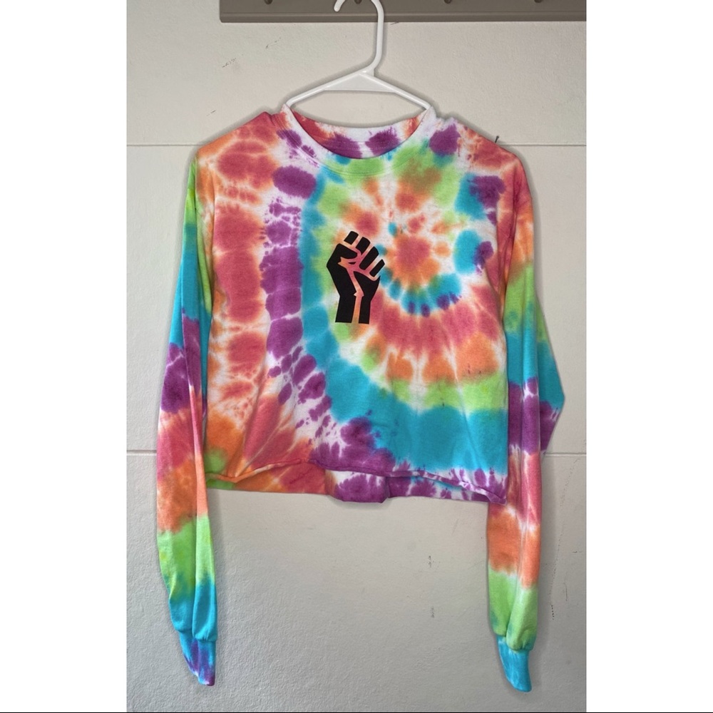 Gildan Tie Dye Crop Top